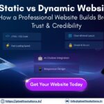 Static vs Dynamic Websites: How a Professional Website Builds Brand Trust & Credibility