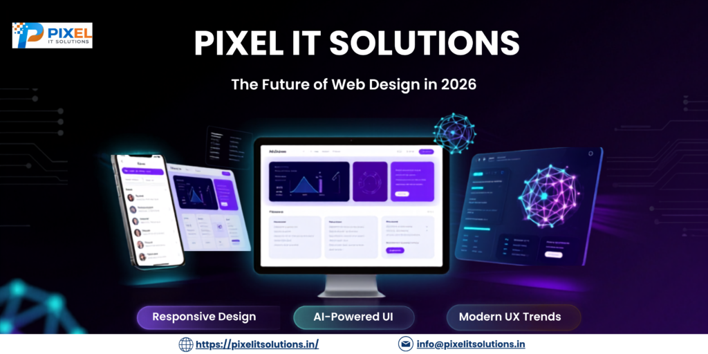 Responsive & Mobile-First Website Design, AI-Powered Web Design & Modern UI/UX Trends in 2026 | Pixel IT Solutions
