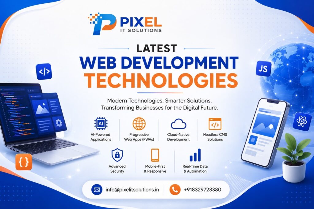 Latest Web Development Technologies Transforming Businesses
