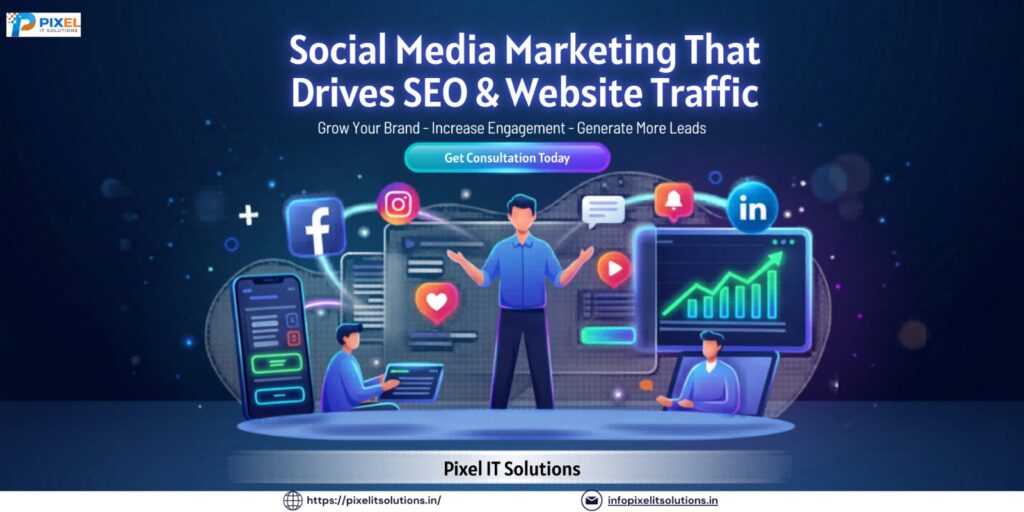 How Social Media Marketing Supports SEO and Website Traffic: The Ultimate Social Media Marketing Checklist for Growing Businesses