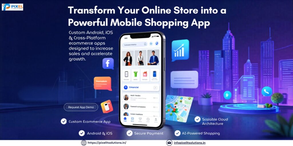 Best Ecommerce Mobile App Development Company in Mumbai Near You – Pixel IT Solutions