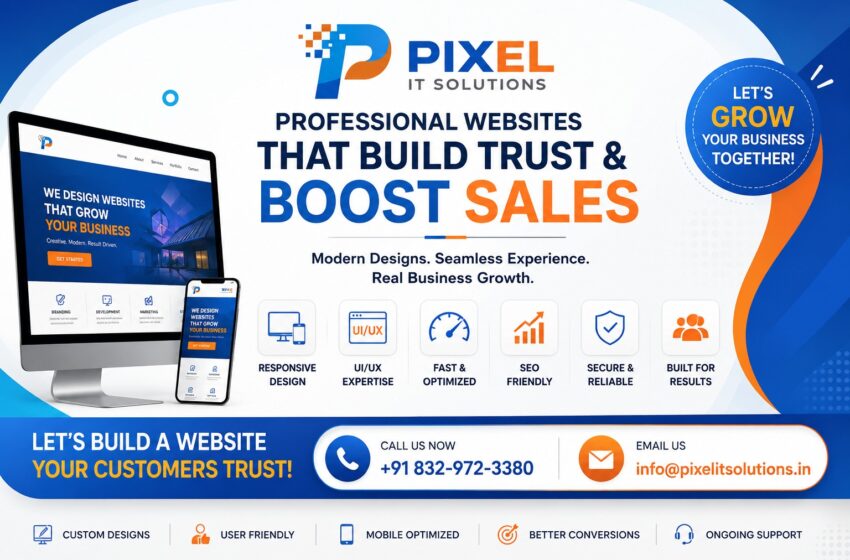 How a Professional Website Builds Customer Trust and Sales