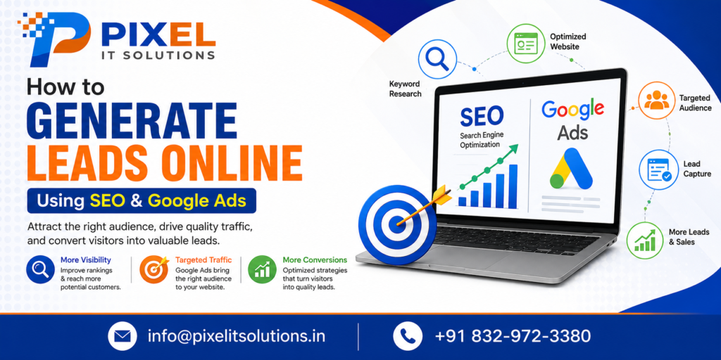 How to Generate Leads Online Using SEO & Google Ads