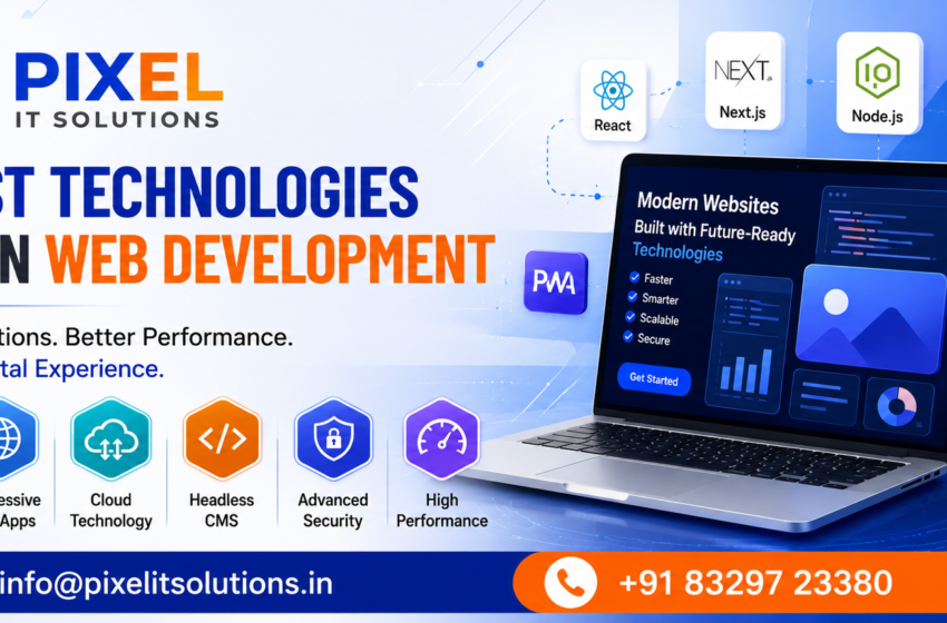 Latest Technologies Used in Web Development