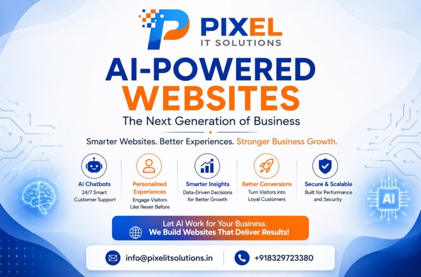 AI-Powered Websites: The Next Generation of Business – Pixel IT Solutions Mumbai