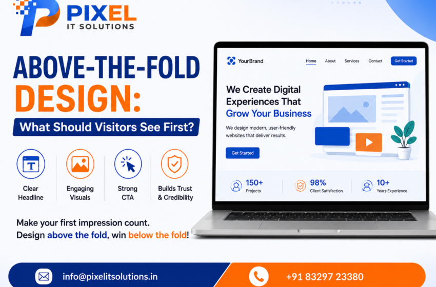 Above-the-Fold Design: What Should Visitors See First?