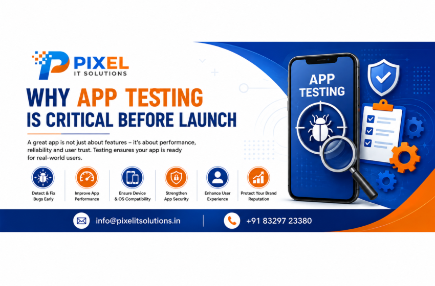 Why App Testing Is Critical Before Launch: A Complete Guide for Businesses