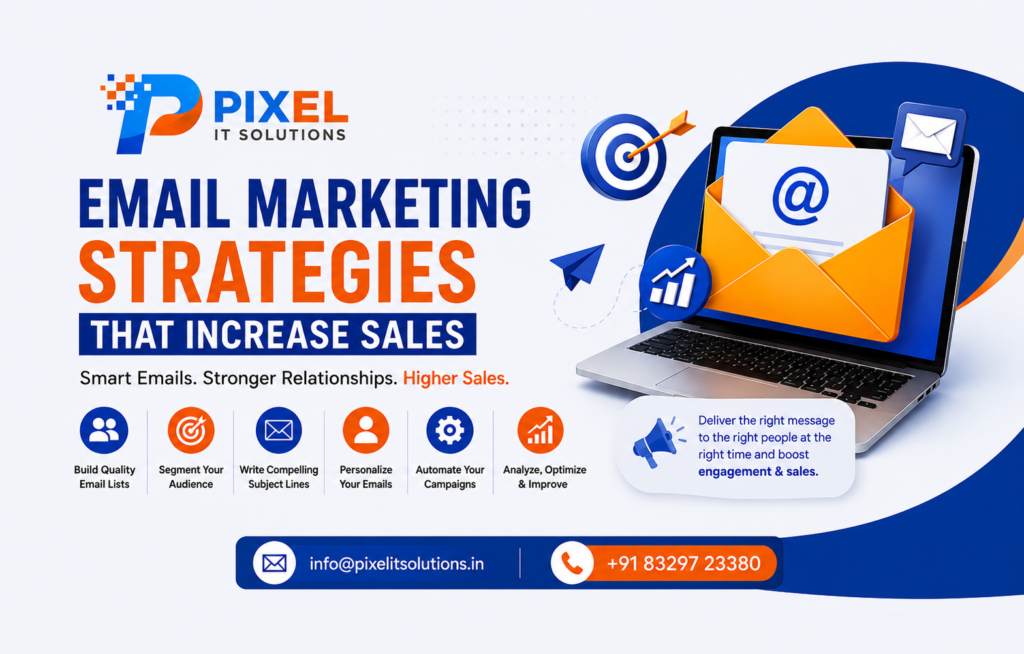 Email Marketing Strategies That Increase Sales | Pixel IT Solutions