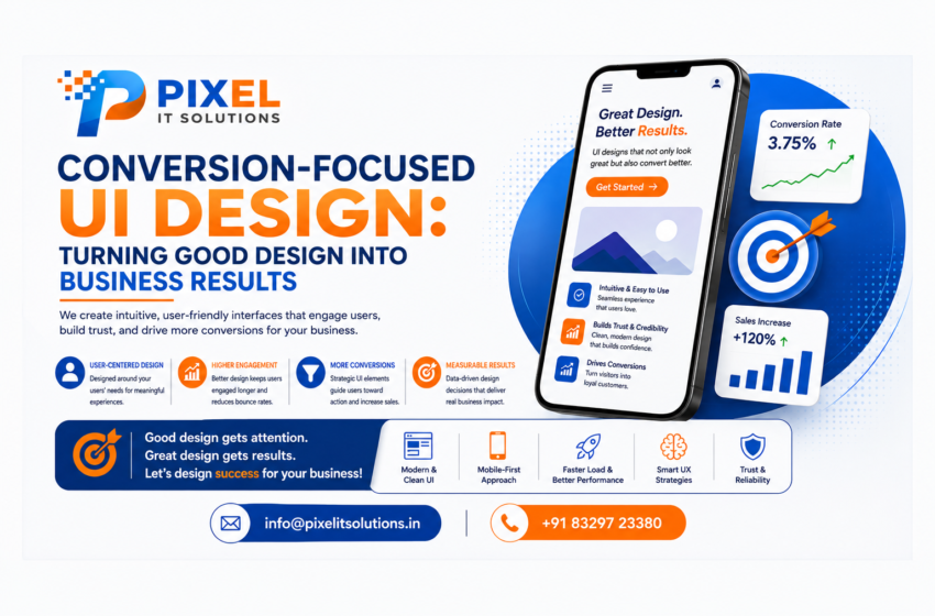 Conversion-Focused UI Design: Turning Good Design Into Business Results