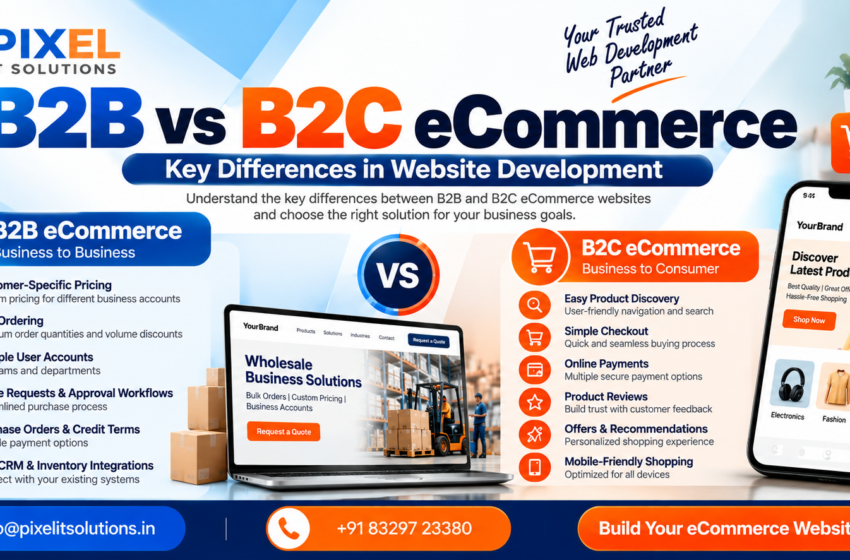 B2B vs B2C eCommerce: Key Differences in Website Development